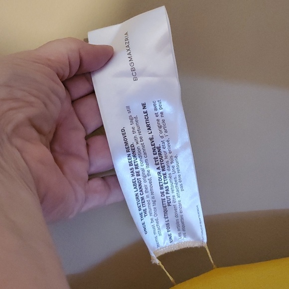 Dress the Population Marigold Yellow Alondra Blouson Sheath Dress Size XS NWT'S - Picture 10 of 16